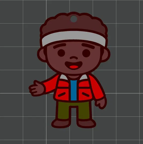 Stranger Things Lucas Sinclair - Móc khóa - Image 1