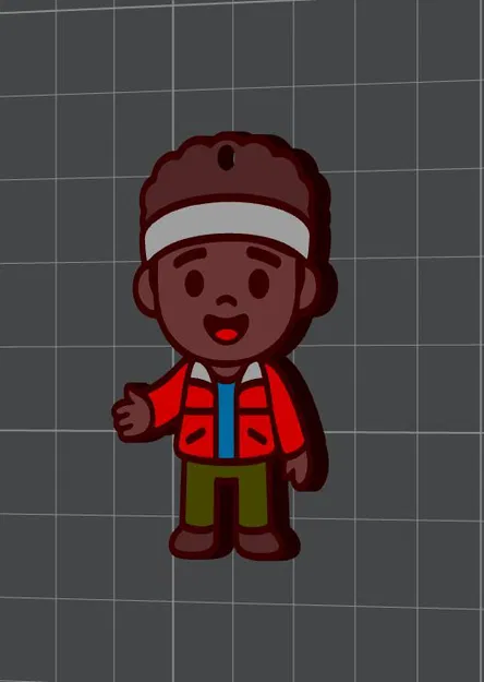 Stranger Things Lucas Sinclair - Móc khóa - Image 3