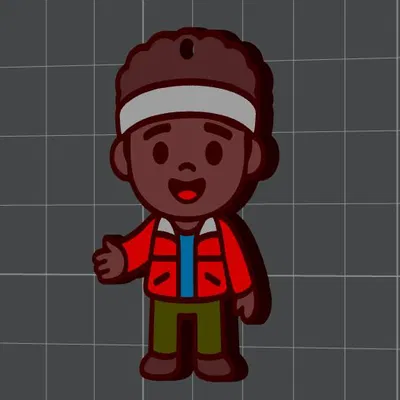 Stranger Things Lucas Sinclair - Móc khóa