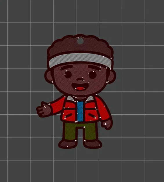 Stranger Things Lucas Sinclair - Móc khóa - Image 4