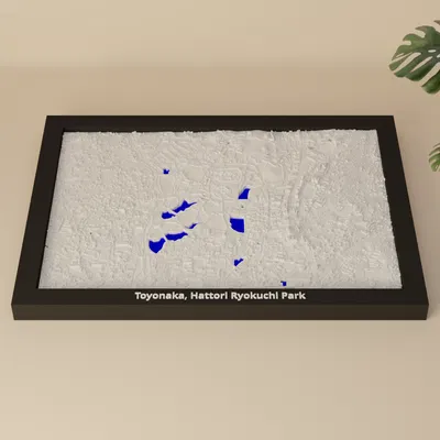 Mô hình 3D Toyonaka, Công viên Hattori Ryokuchi, Nhật Bản