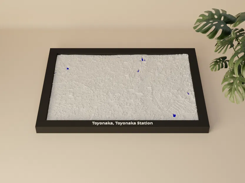 Toyonaka, ga Toyonaka, Nhật Bản - Mô hình thu nhỏ 3D - Image 1