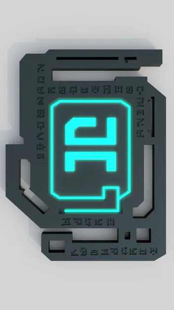 Subnautica Alien Tablets – Tablet của Precursor (2 phần, in 2 màu) - Image 3