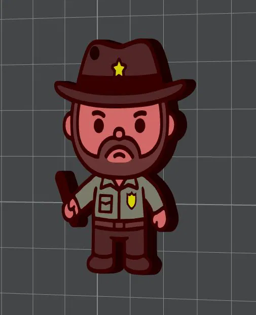 Stranger Things Jim Hopper - Móc khóa - Image 3