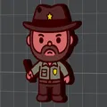 Stranger Things Jim Hopper - Móc khóa - Thumbnail 3