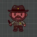 Stranger Things Jim Hopper - Móc khóa - Thumbnail 4