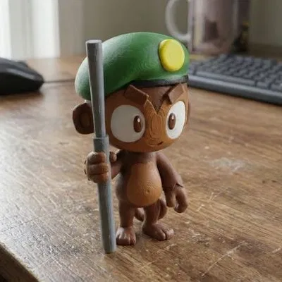 Sniper Monkey (BTD 6) – Figurine Khỉ Bắn Tỉa
