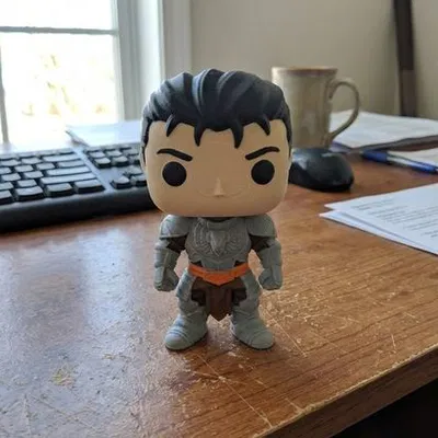 Metin 2 Warrior – Mô hình tượng chibi stylized để in 3D