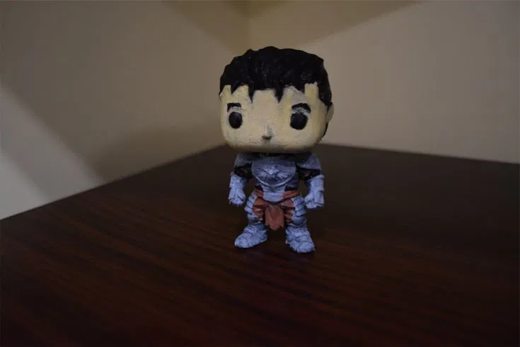 Metin 2 Warrior – Mô hình tượng chibi stylized để in 3D - Image 2