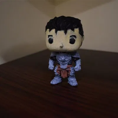 Metin 2 Warrior – Mô hình tượng chibi stylized để in 3D