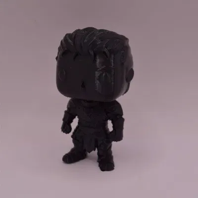 Metin 2 Warrior – Mô hình tượng chibi stylized để in 3D