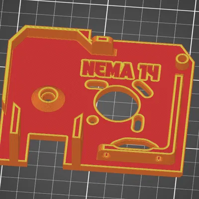 Khung Trái NEMA 14 (Frame Left NEMA 14)