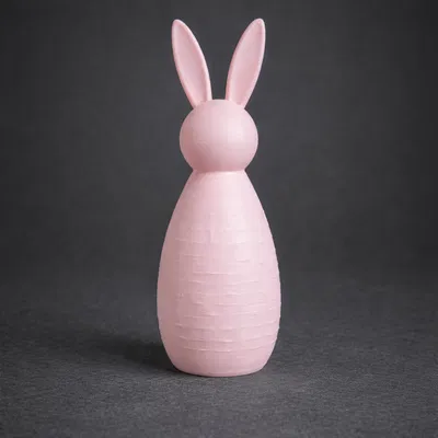 Thỏ Phục Sinh Tối Giản – Trang Trí Mùa Xuân Đơn Giản (3D Print)