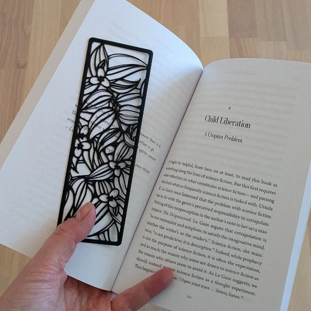 Bookmark lá và hoa cây Tradescantia - Image 1