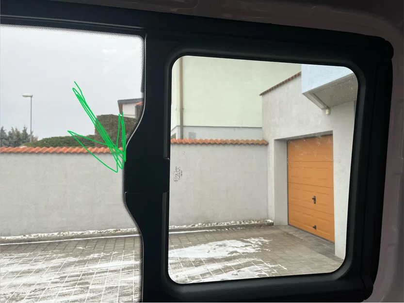 Tay mở cửa sổ trượt VW Crafter (từ 06-2017) - 7C0847795 A/E/C - Image 2
