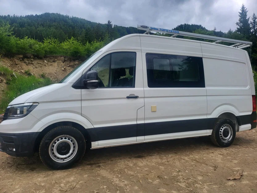 Tay mở cửa sổ trượt VW Crafter (từ 06-2017) - 7C0847795 A/E/C - Image 3