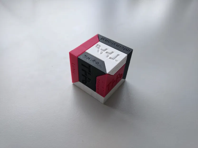 THA-Cube – Puzzle Cube quà tặng quảng bá (thiết kế 3 mảnh) - Image 2