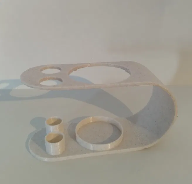 Giá đỡ kem đánh răng và bàn chải (in 3D) tối giản - Image 2