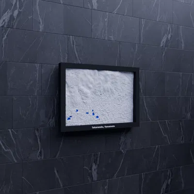 Takarazuka, Yamamoto, Japan - 3D Miniature (Mô hình địa hình thu nhỏ 3D)