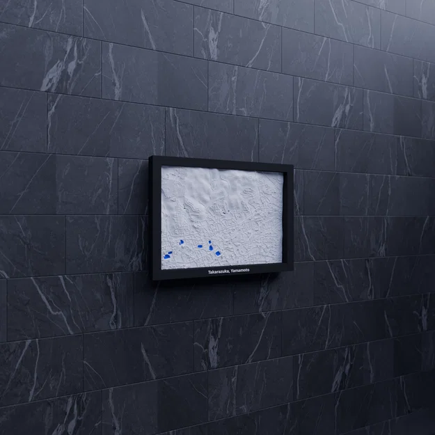 Takarazuka, Yamamoto, Japan - 3D Miniature (Mô hình địa hình thu nhỏ 3D) - Image 6