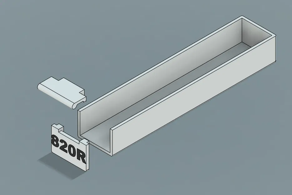 Ngăn kéo lưu trữ điện trở 10mm x 15mm x 70mm - Image 1