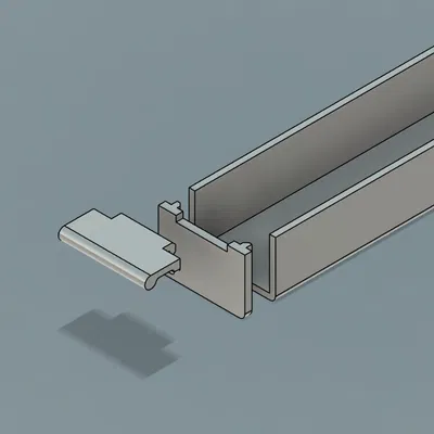 Ngăn kéo lưu trữ điện trở 10mm x 15mm x 70mm