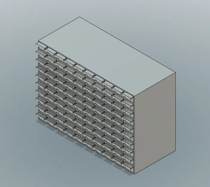 Ngăn kéo lưu trữ điện trở 10mm x 15mm x 70mm - Image 5