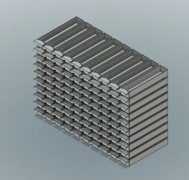 Ngăn kéo lưu trữ điện trở 10mm x 15mm x 70mm - Image 7