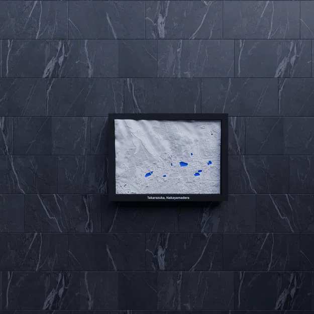 Takarazuka, Nakayamadera (Nhật Bản) - Bản thu nhỏ 3D địa hình - Image 7