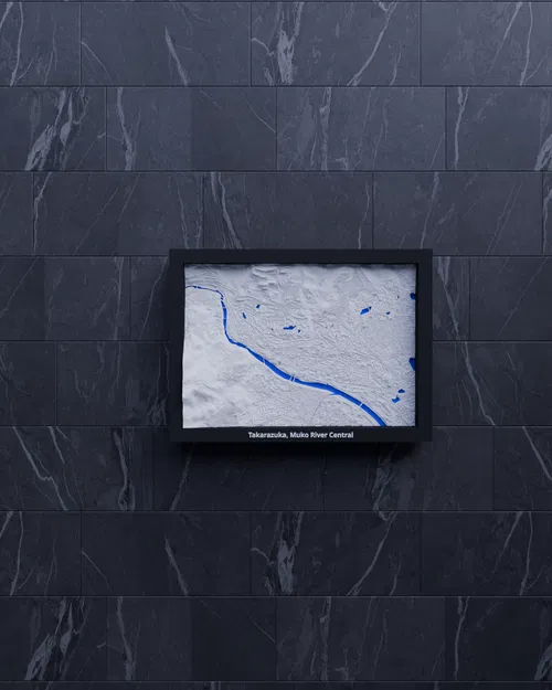 Takarazuka, Muko River Central, Japan - 3D Miniature - Image 5