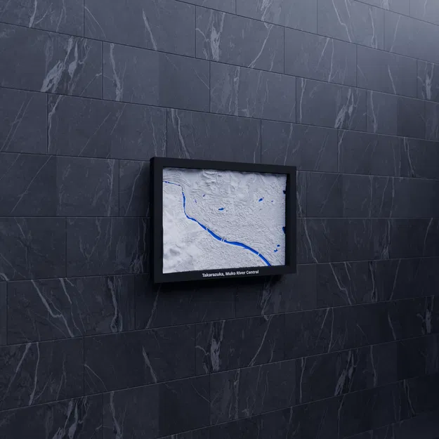 Takarazuka, Muko River Central, Japan - 3D Miniature - Image 6