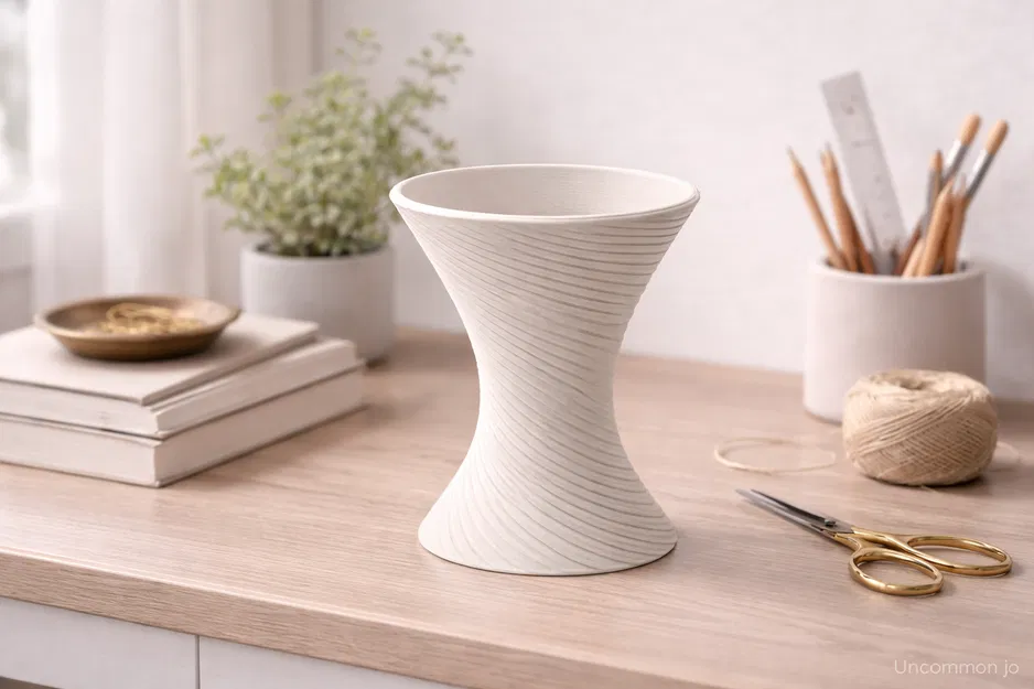 Aether 01 — Bình Hoa Xoắn Ốc Phong Cách Gallery - Image 4