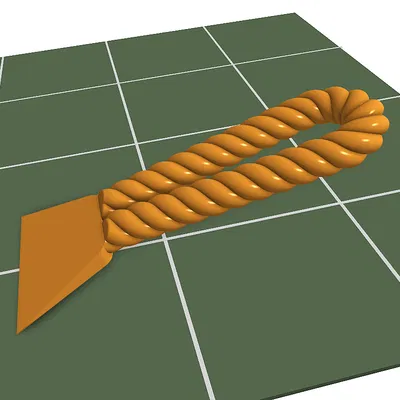 Bed Scraper dạng dây thừng