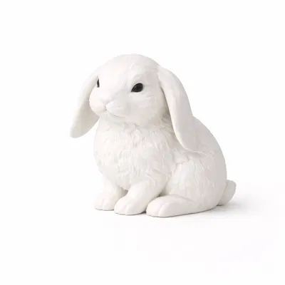 Tượng Thỏ Phục Sinh – Mẫu Trang Trí Mùa Xuân Chi Tiết In 3D