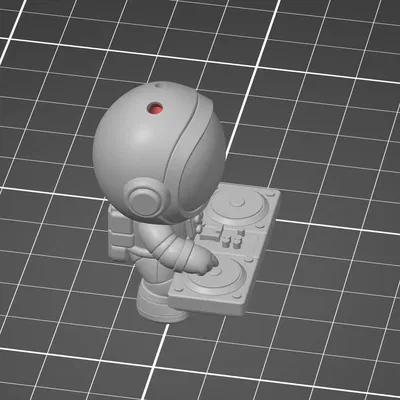 Móc Khóa/Tượng Cute Astronaut Deejay