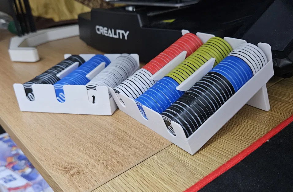 Chip poker tham số và khay đựng (Parametric poker chips and holder) - Image 3