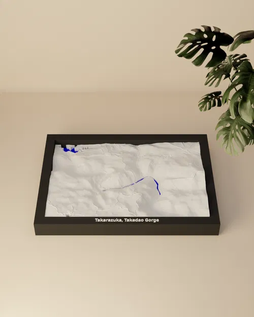 Mô hình thu nhỏ 3D Takarazuka, Takedao Gorge, Nhật Bản - Image 2