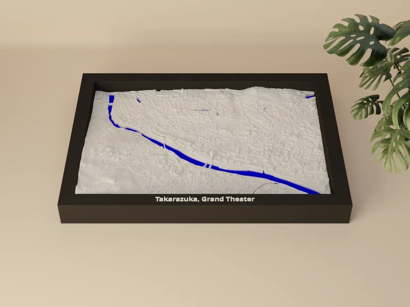 Takarazuka, Grand Theater, Japan - Mô hình thu nhỏ 3D - Image 1