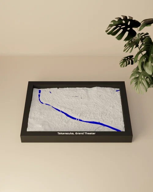 Takarazuka, Grand Theater, Japan - Mô hình thu nhỏ 3D - Image 2