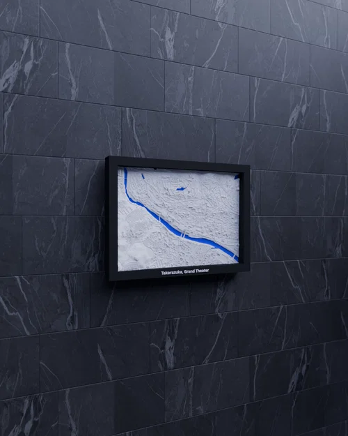 Takarazuka, Grand Theater, Japan - Mô hình thu nhỏ 3D - Image 3