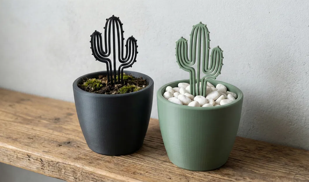 Cọc Cắm Xương Rồng Hiện Đại - Decor Cây Tối Giản - Image 1