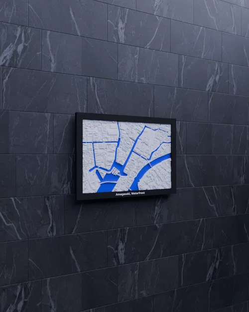 Amagasaki, Waterfront, Nhật Bản - Mô hình thu nhỏ 3D - Image 5