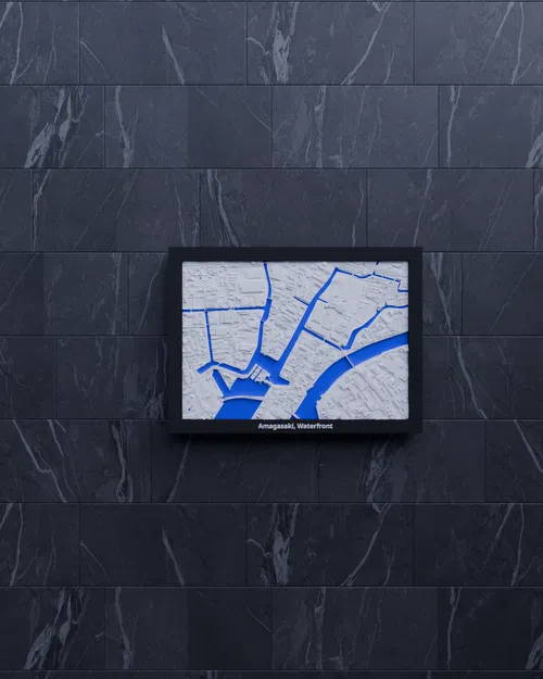 Amagasaki, Waterfront, Nhật Bản - Mô hình thu nhỏ 3D - Image 6