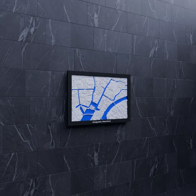 Amagasaki, Waterfront, Nhật Bản - Mô hình thu nhỏ 3D - Image 7