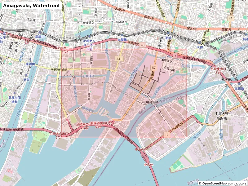 Amagasaki, Waterfront, Nhật Bản - Mô hình thu nhỏ 3D - Image 8