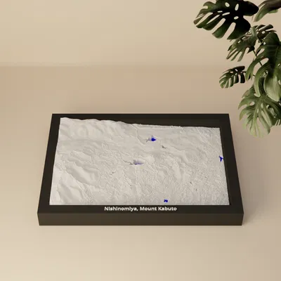 Nishinomiya, Mount Kabuto, Japan - 3D Miniature | Mô hình địa hình thu nhỏ 3D
