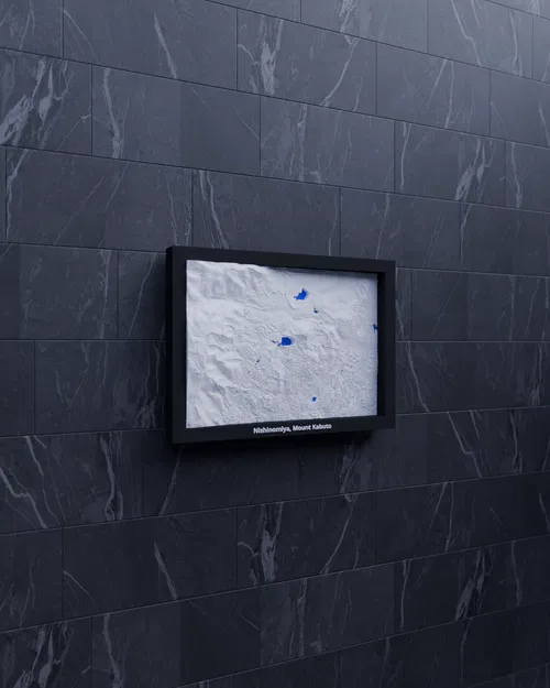 Nishinomiya, Mount Kabuto, Japan - 3D Miniature | Mô hình địa hình thu nhỏ 3D - Image 4