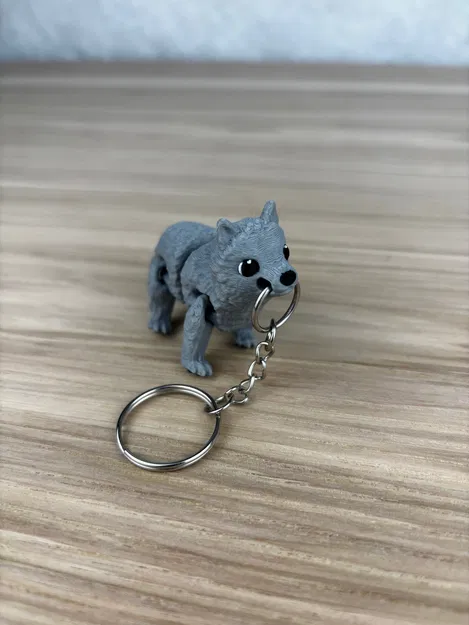 Móc Khóa Sói (Wolf Keychain) - Image 1