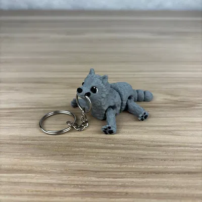 Móc Khóa Sói (Wolf Keychain)