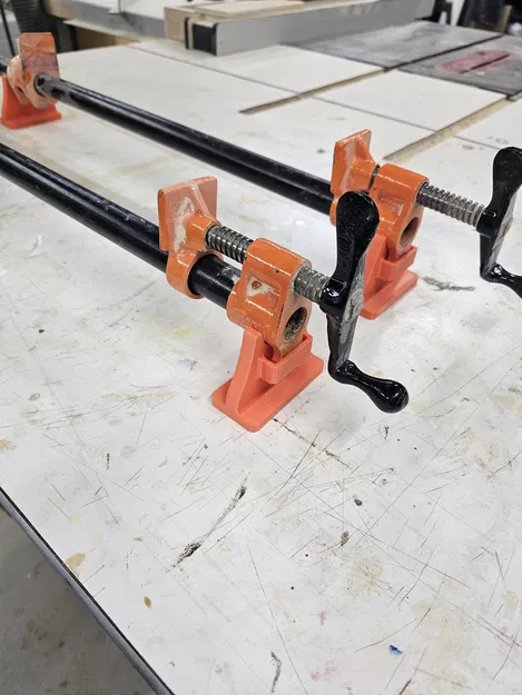 Pony pipe clamp support riser (miếng kê đỡ & cân bằng) - Image 1